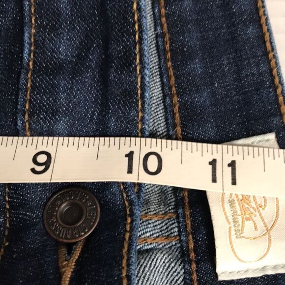 LEVI'S SAN FRANCISCO Denim Jean Capri Skimmer Womens Size 38 Ankle Crop Bermuda - Picture 9 of 11